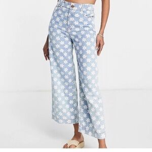 Billabong x Wrangler Wide Leg Snowflake Pants